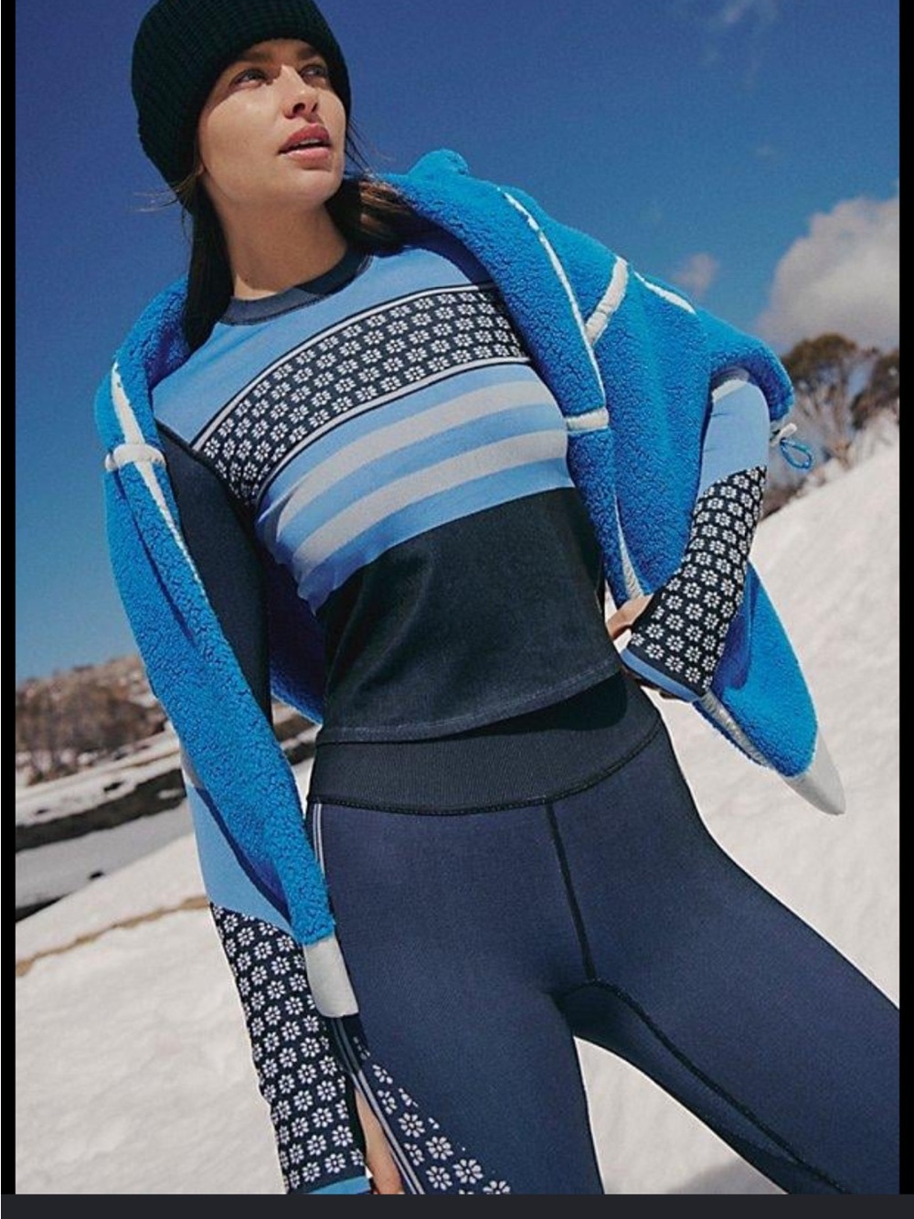 Free People Myoko Jacquard Base Layer NWOT - Picture 2 of 6